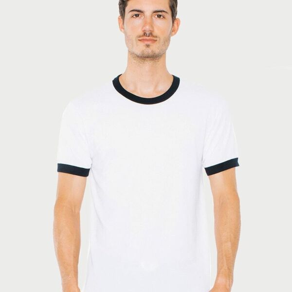 USA-Made 50/50 Ringer Tee Thumbnail