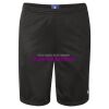 Unisex Polyester Mesh 9" Shorts with Pockets Thumbnail